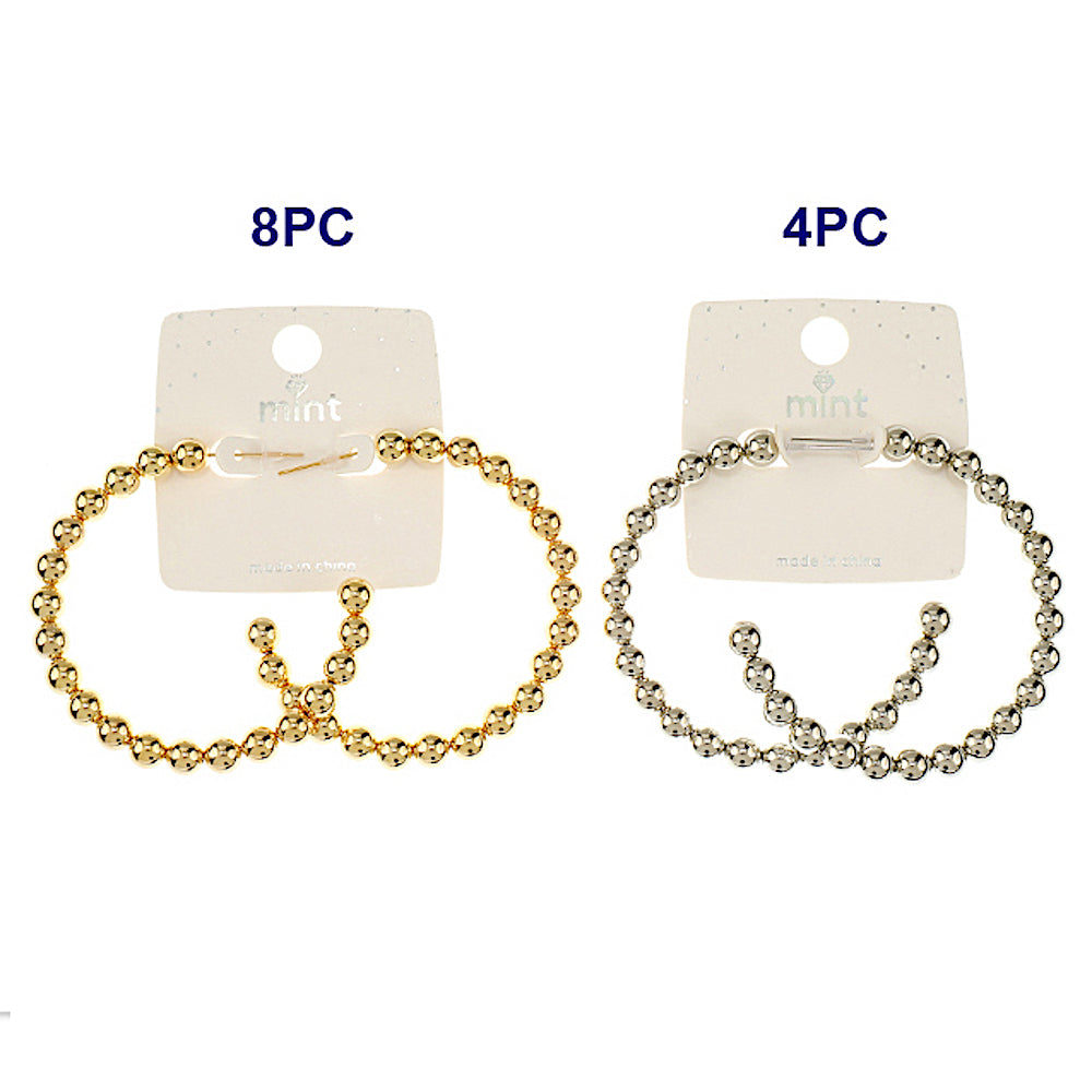 Beaded Hoops