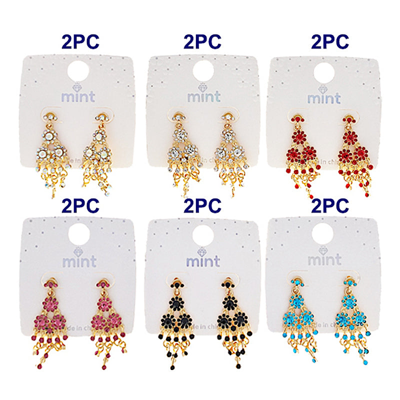 Rhinestone Chandelier Earring