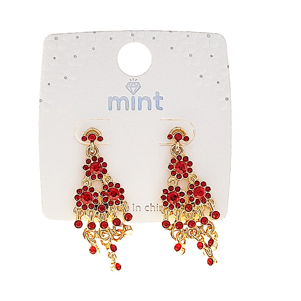 JAE46295 - Rhinestone Chandelier Earring