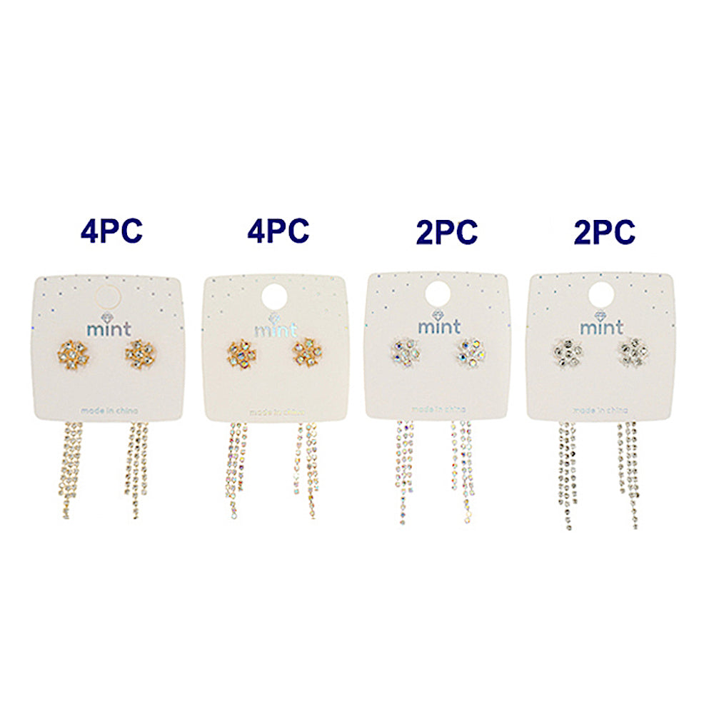 Flower Front-Back Earring