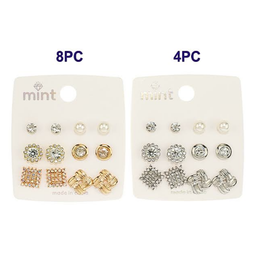 JAE46629 - 6 Pair Earring Set