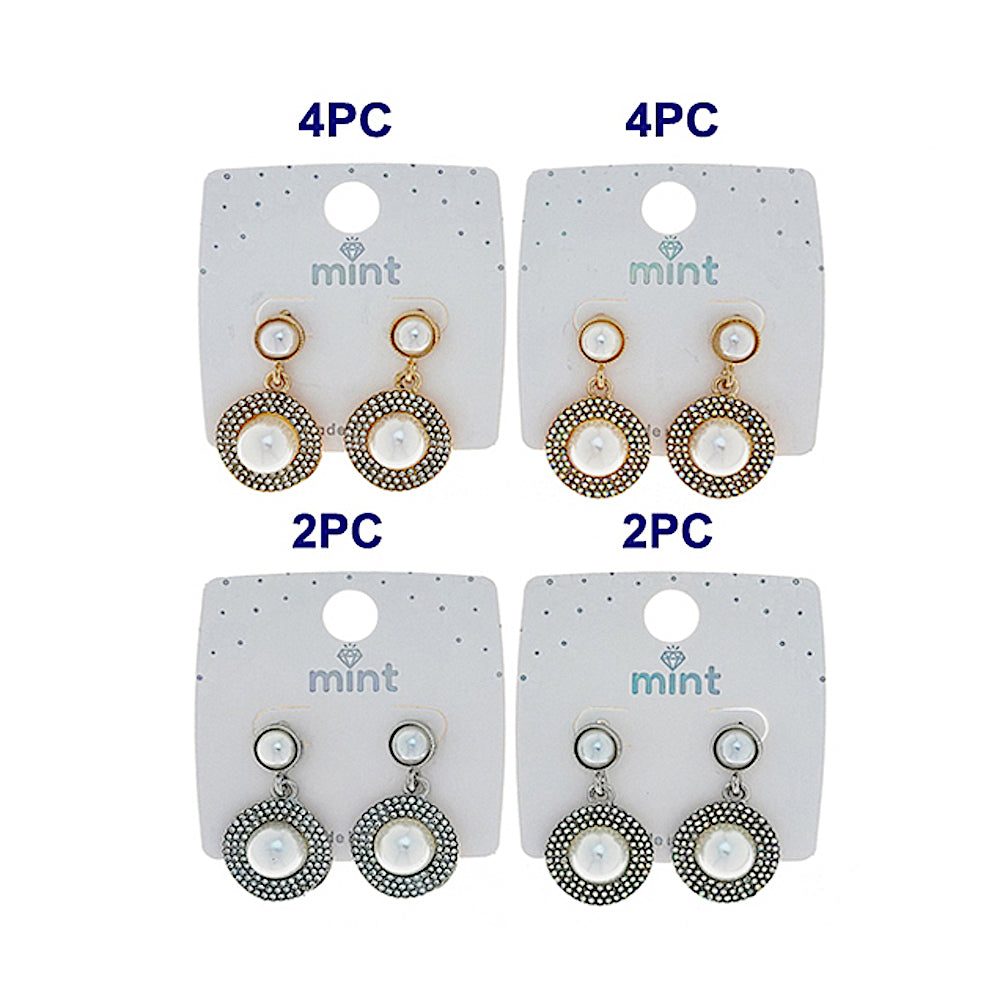 JAE47273 - Pearl Circle Earring