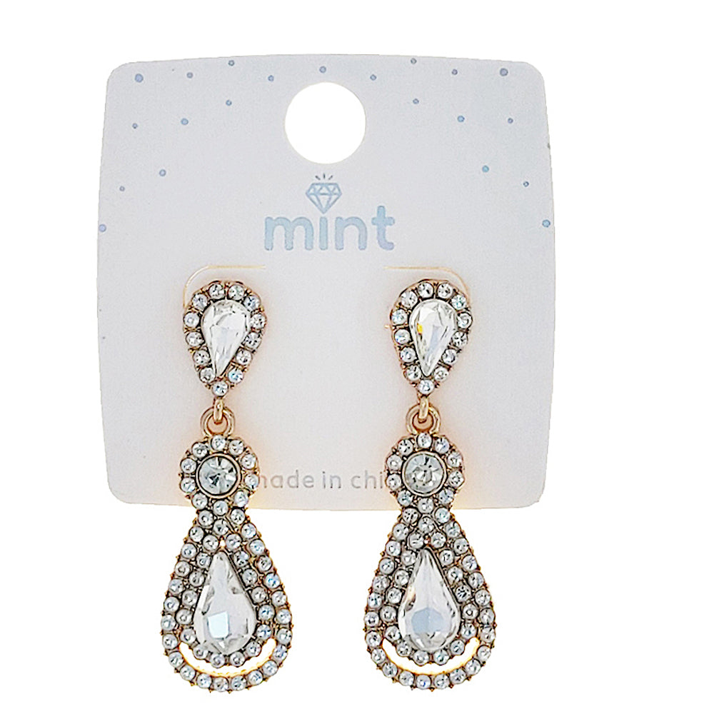 JAE47788 - Vintage Rhinestone Earring