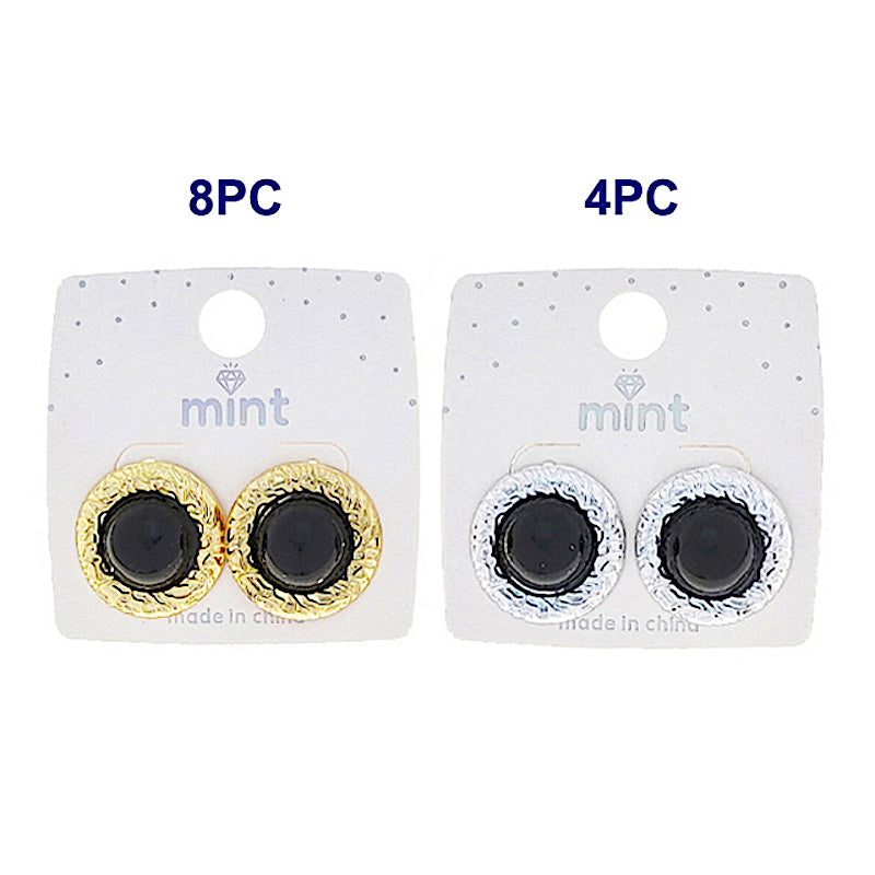 Vintage Black Statement Earrings