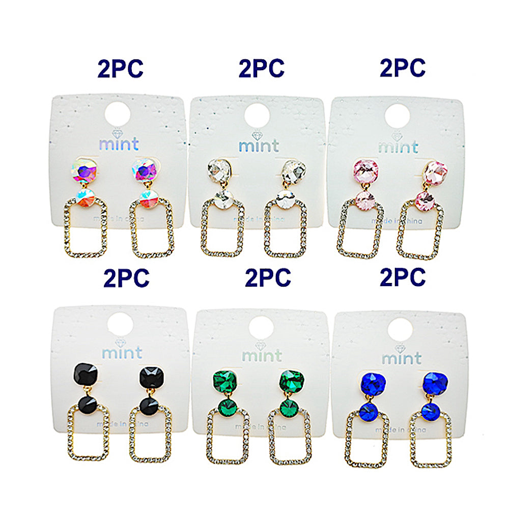 JAE47990 - Crystal Drop Earring