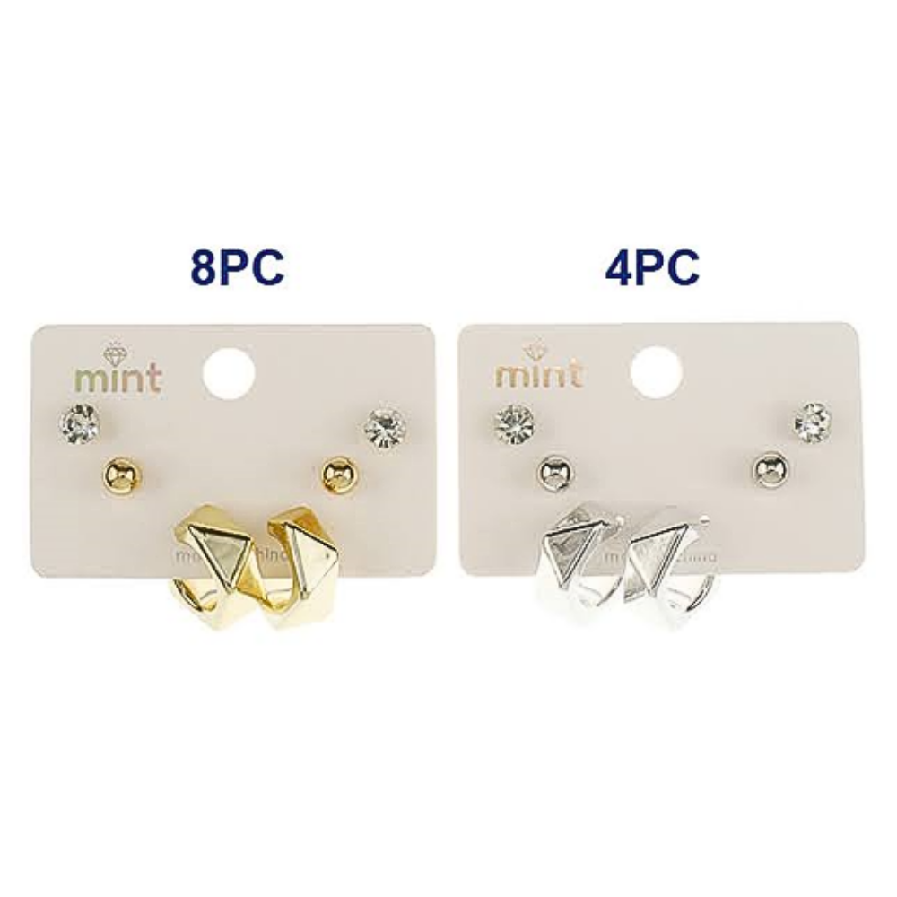 JAE48088 - 3 Pair Hoop Earring Set