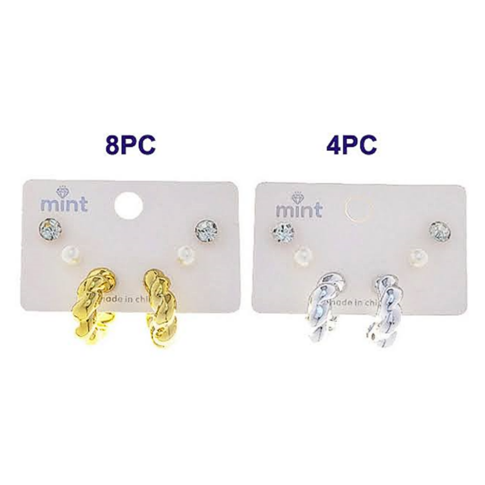 3 Pair Hoop Earring Set