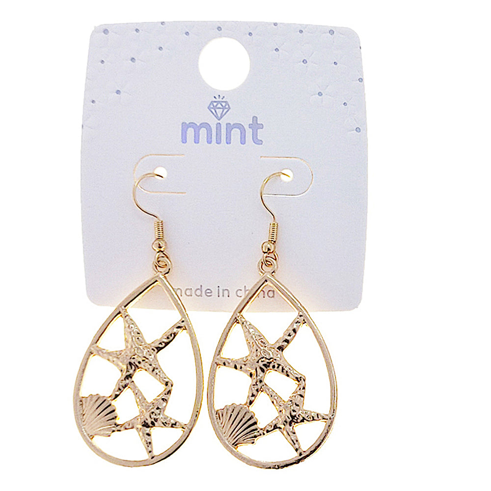 JAE48256 - Starfish Drop Earring