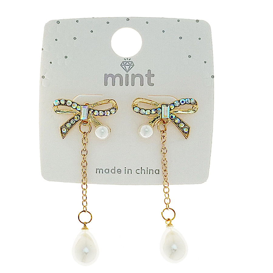 Coquette Pearl Drop Earring