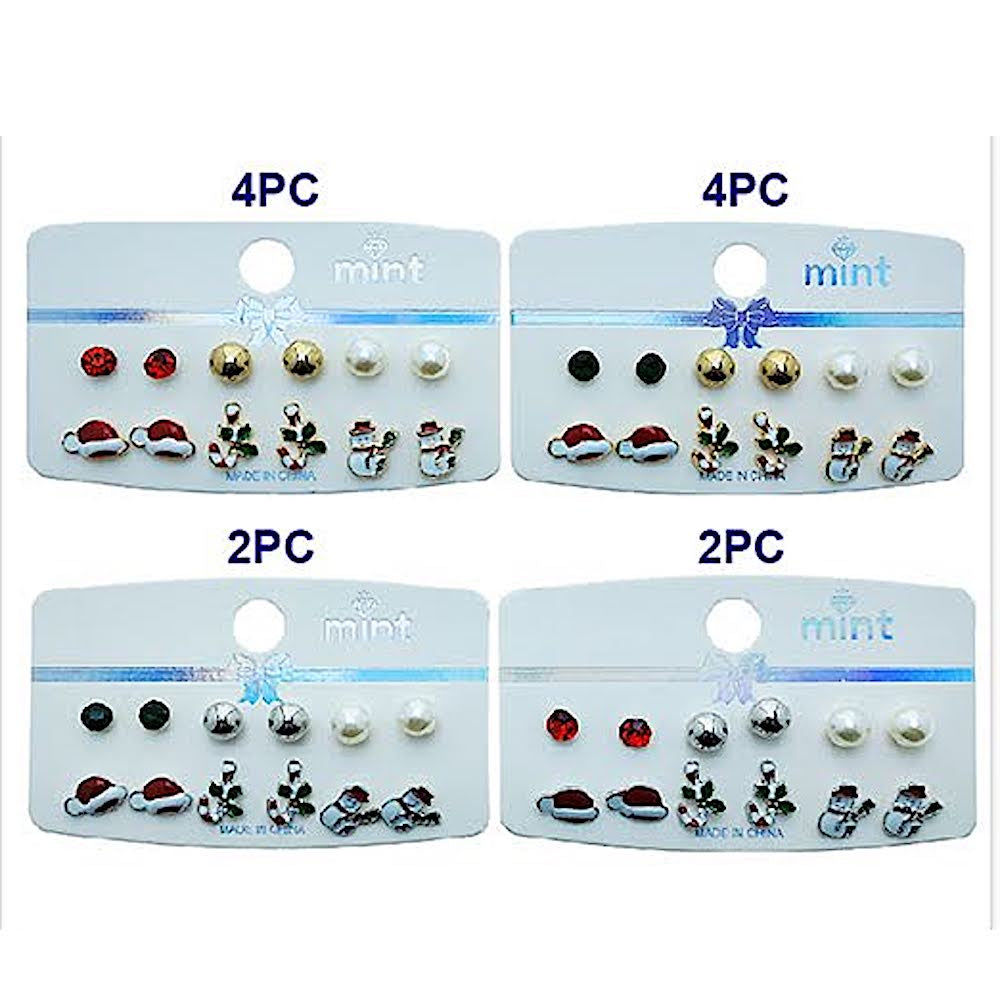 JAE48866 - Christmas Stud Earring Set