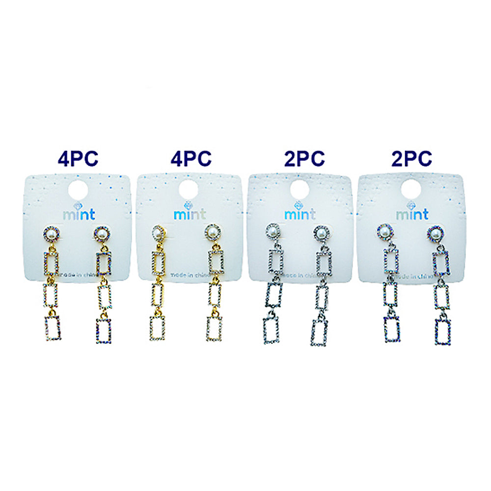 Rectangle Drop Earring