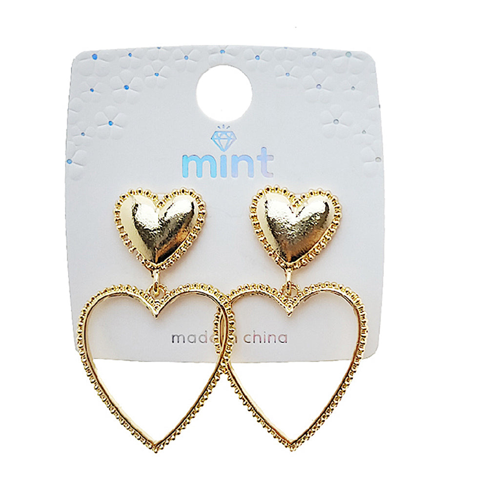 Heart Cutout Earring