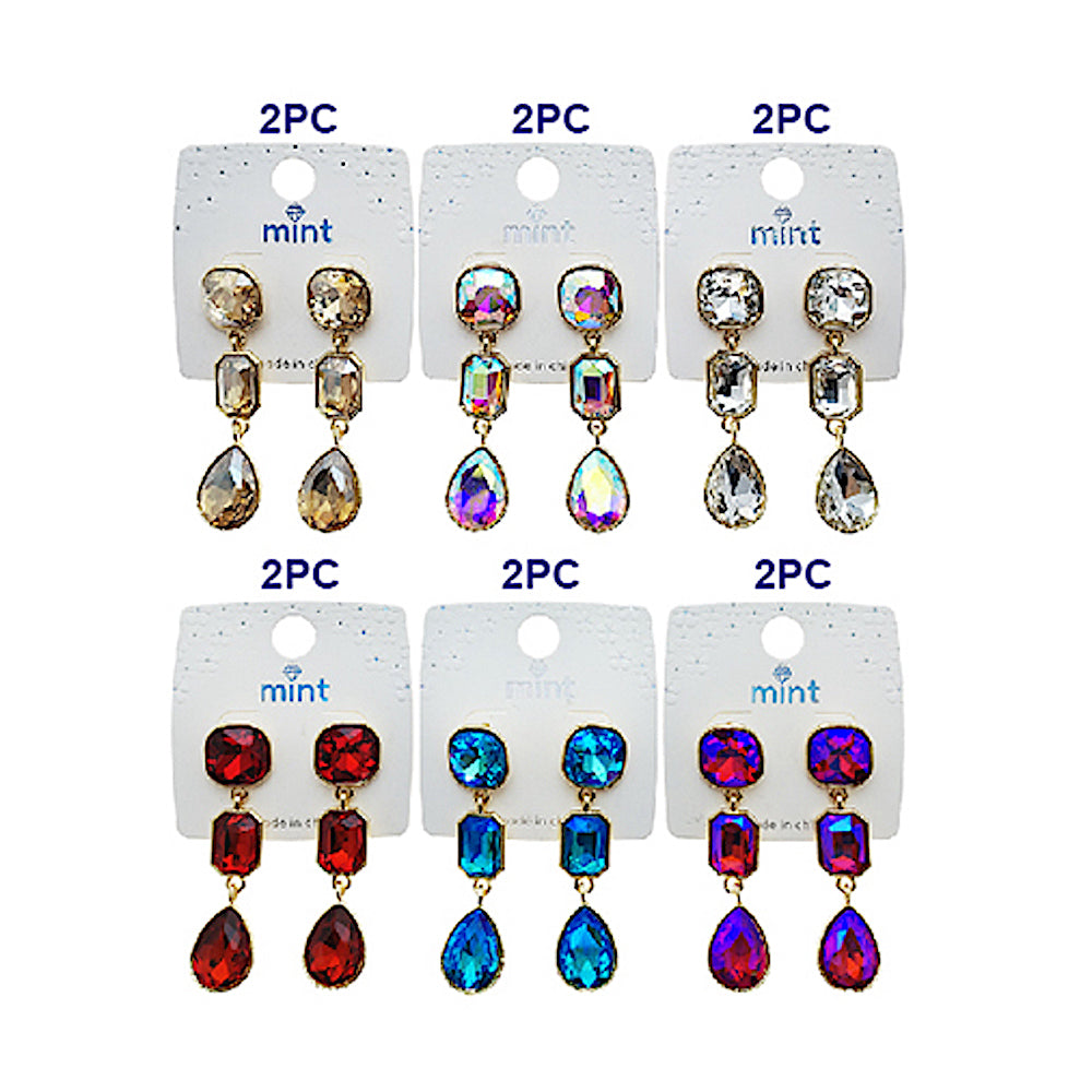 Crystal Drop Earring