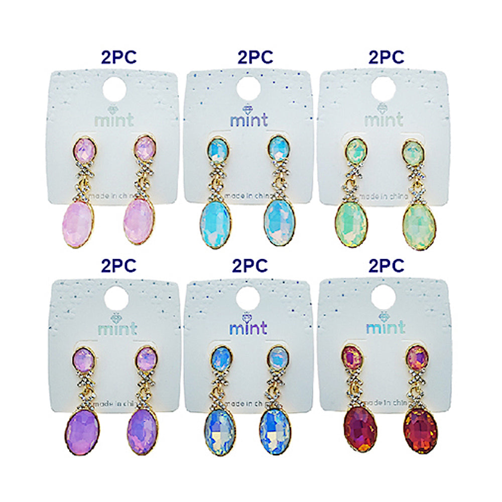 Pastel Crystal Earring