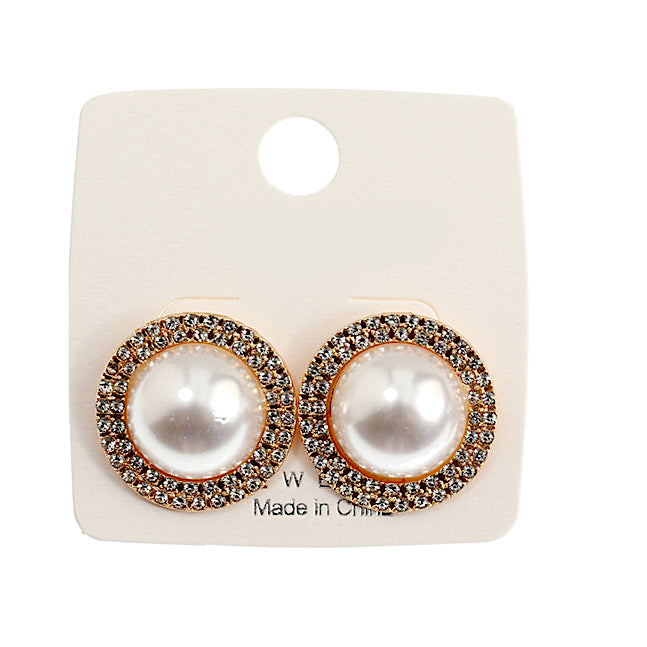 JAE49447 - Pearl Post Earring