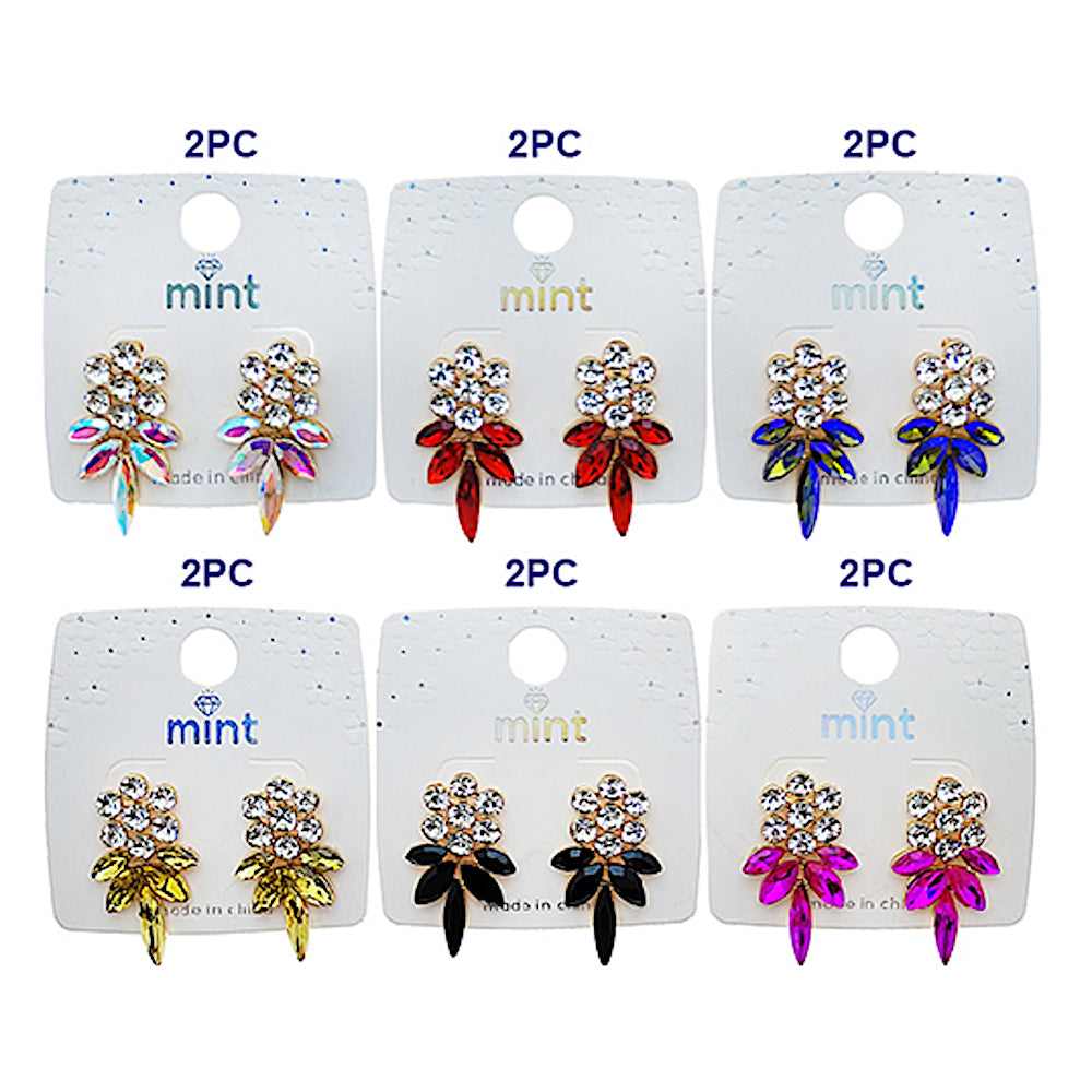JAE49451 - Vintage Crystal Post Earring