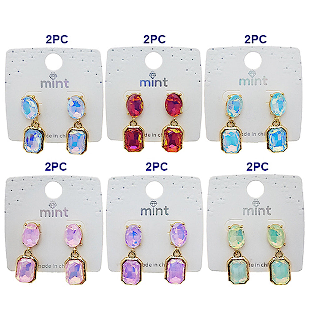 Pastel Crystal Earring