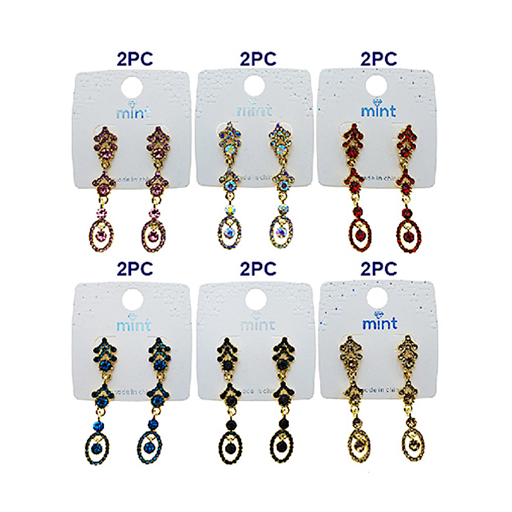 Vintage Rhinestone Statement Earring