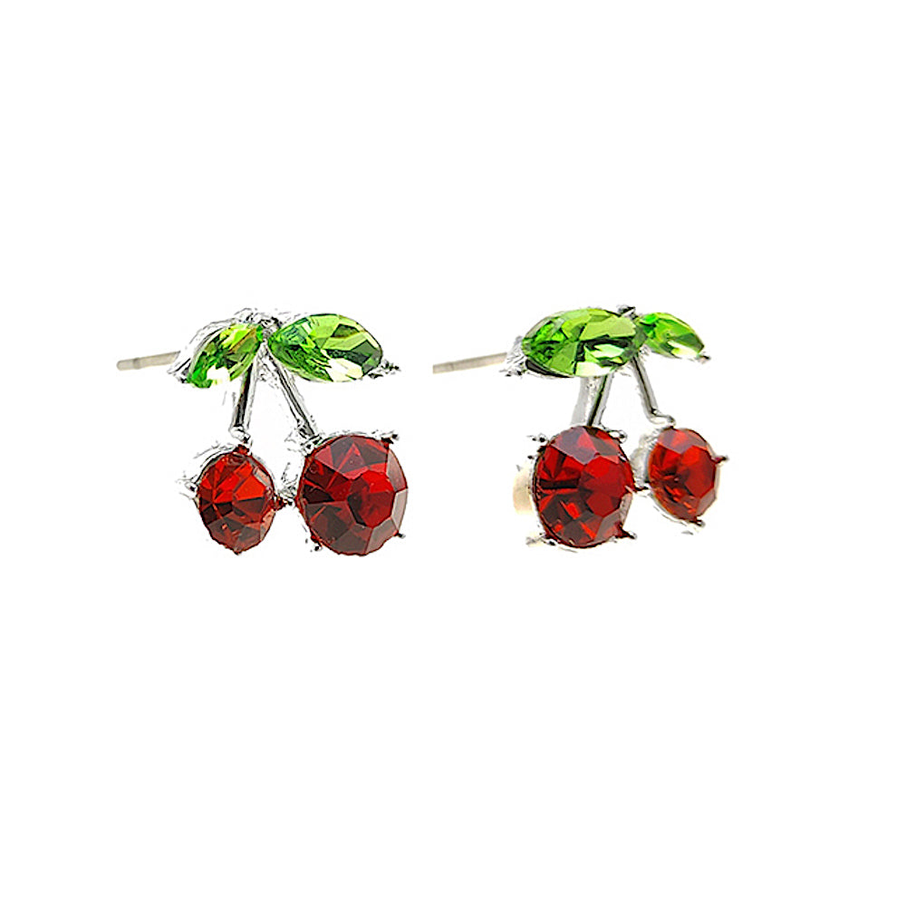 JAE49905 - Crystal Cherry Earring