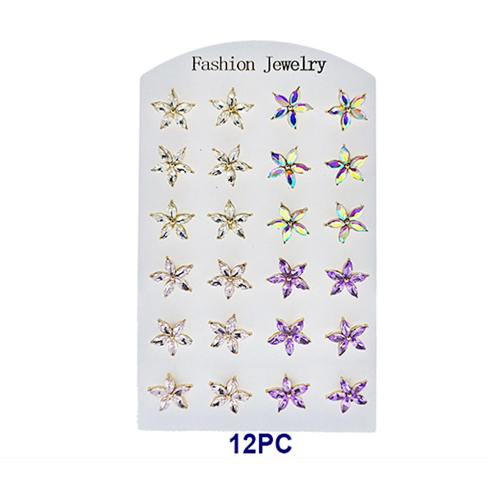 JAE49911 - Flower Stud Earrings