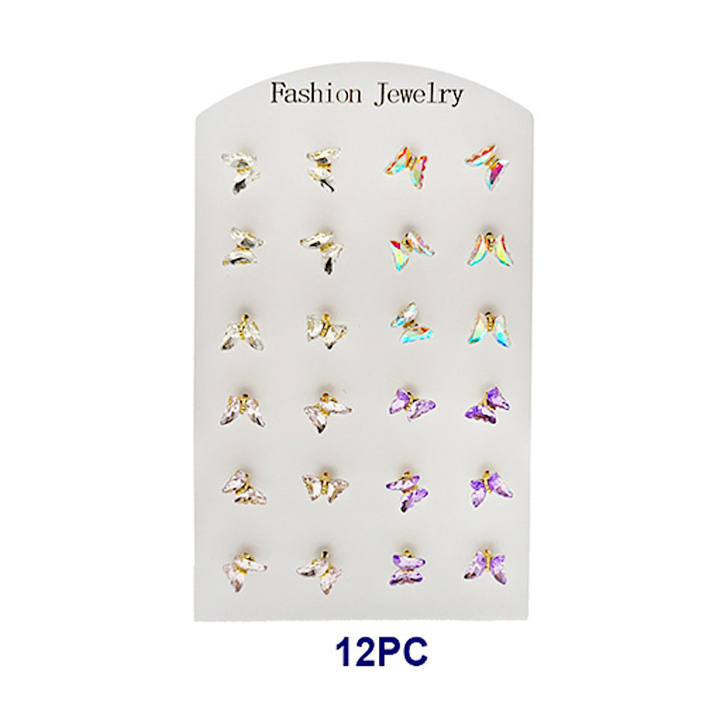 JAE49912 - Butterfly Stud Earrings