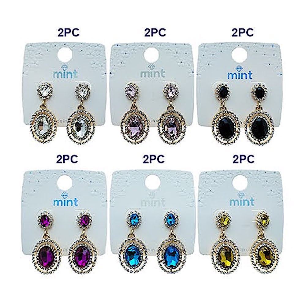 Vintage Crystal Halo Earring