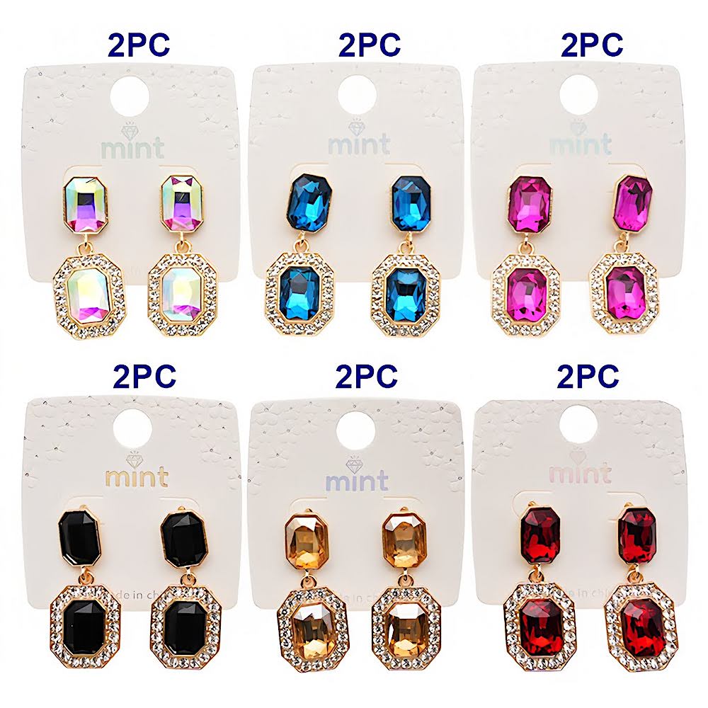 Emerald Cute Crystal Drop Earring