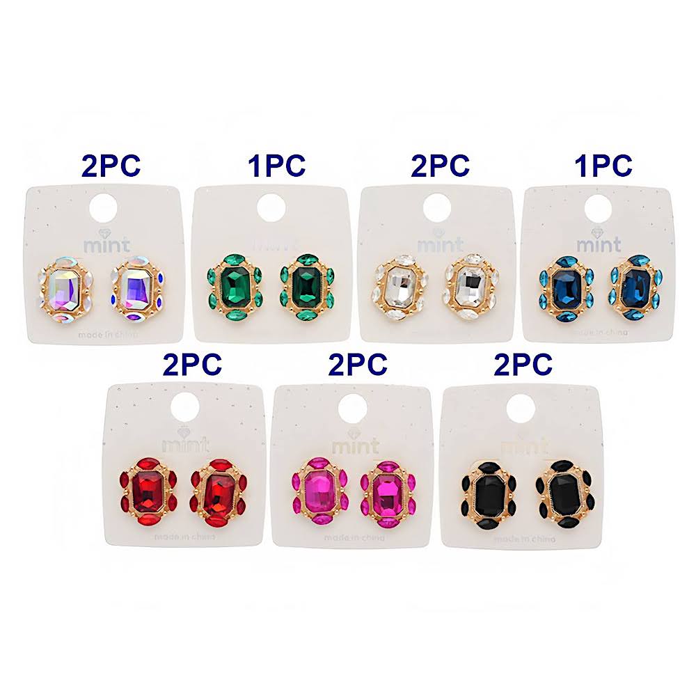 Crystal Cluster Earring