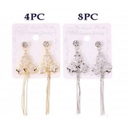 JAE22898 - Flower Fringe Earring