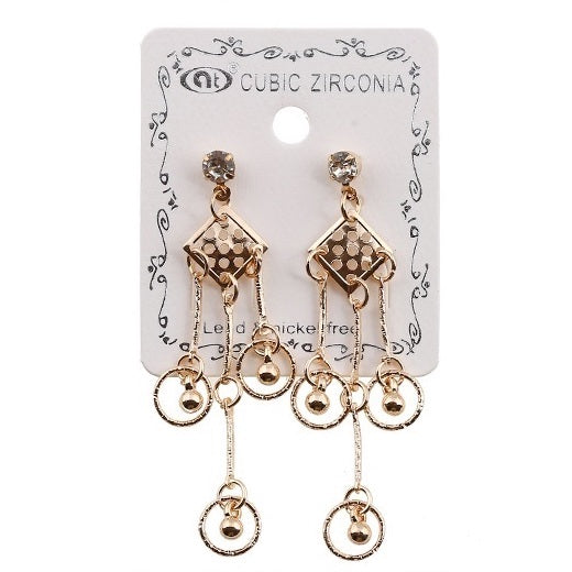 JAE23215 - Intricate Bead Drop Earring