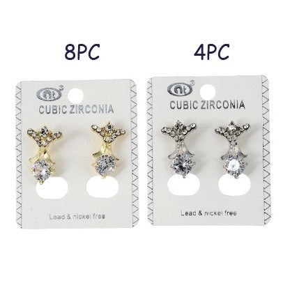 JAE25606 - Cubic Zirconia Post Earring