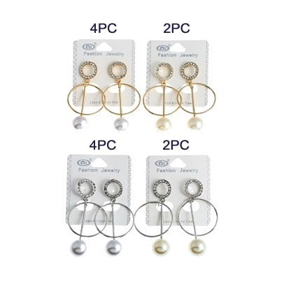 JAE27618 - Korean Style Circle Drop Earring