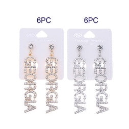 Rhinestone Georgia Earring