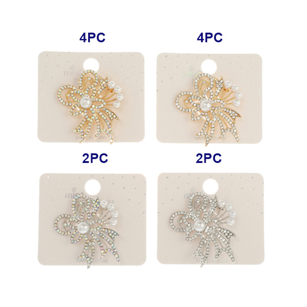 Rhinestone Bouquet Brooch