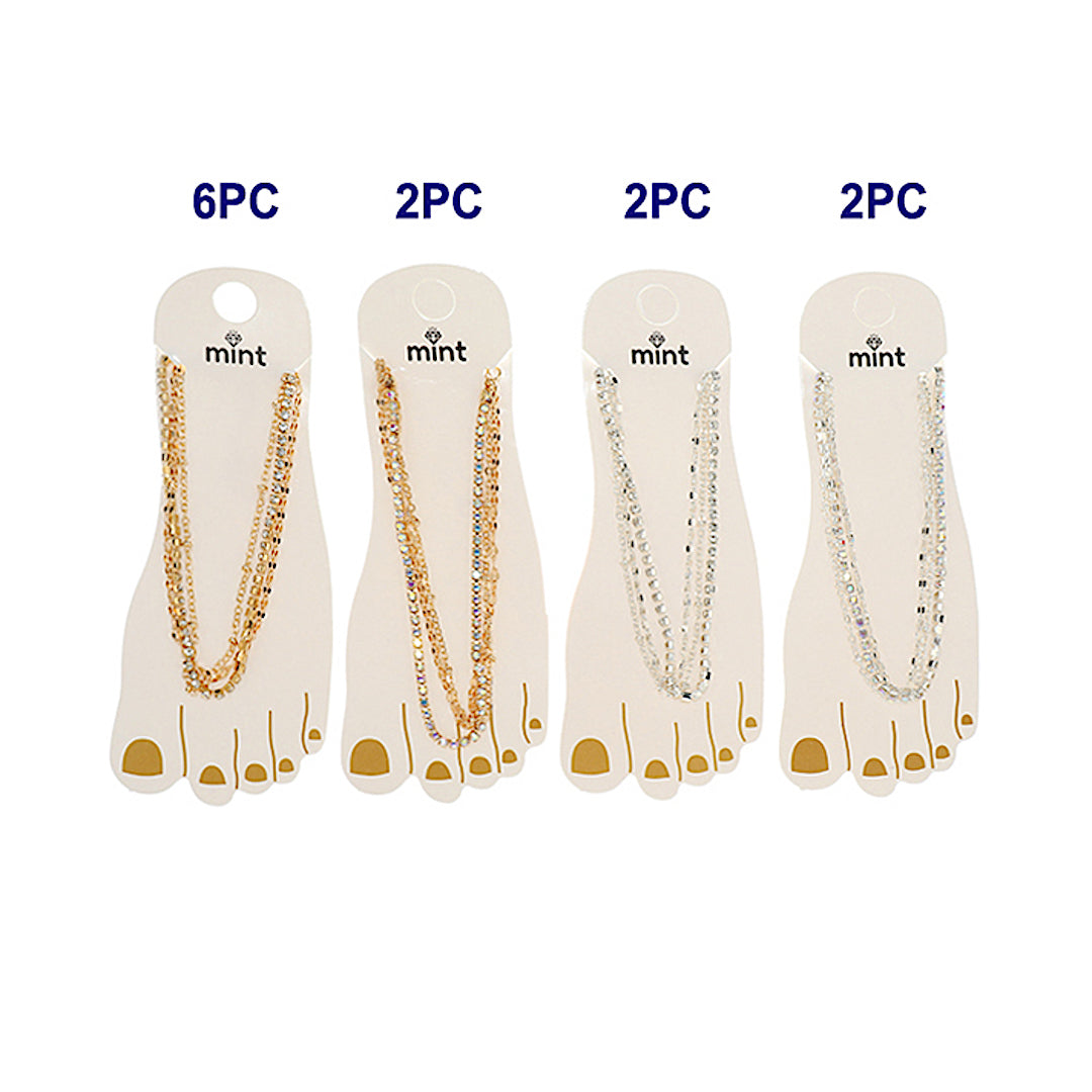 Rhinestone Chain Anklet