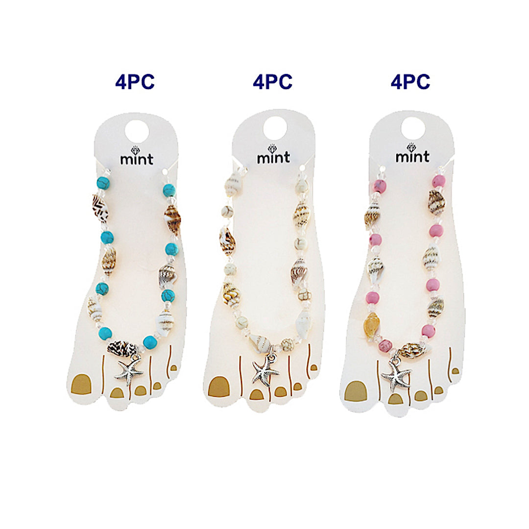 Starfish Shell Anklet