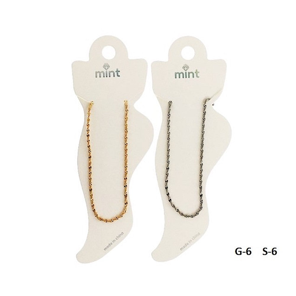 JAK5014 - Twist Chain Anklet