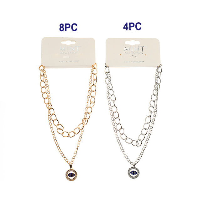 Layered Evil Eye Necklace