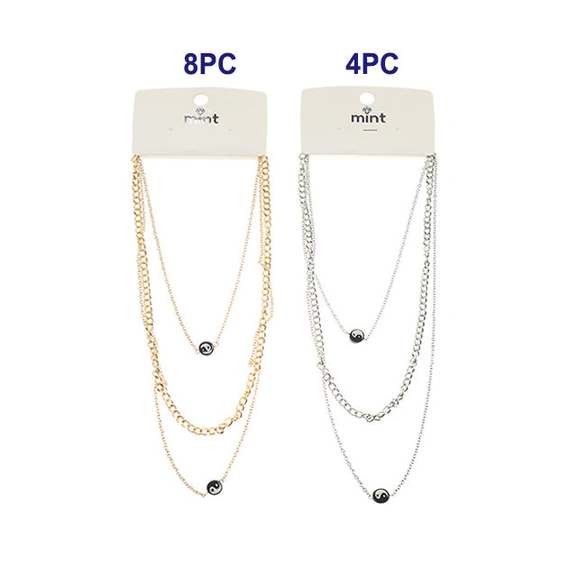 Layered Yin & Yang Necklace