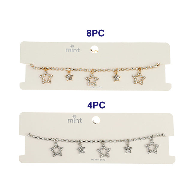 Rhinestone Star Charm Necklace