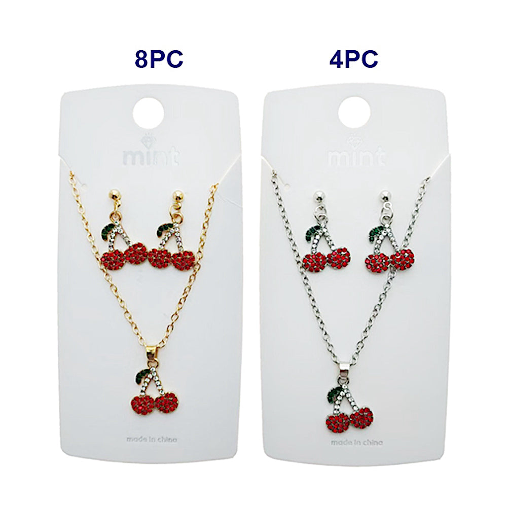 Cherry Charm Pendant Necklace