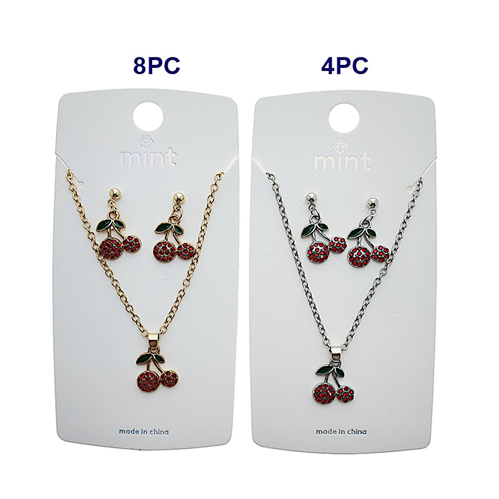 Cherry Charm Pendant Necklace