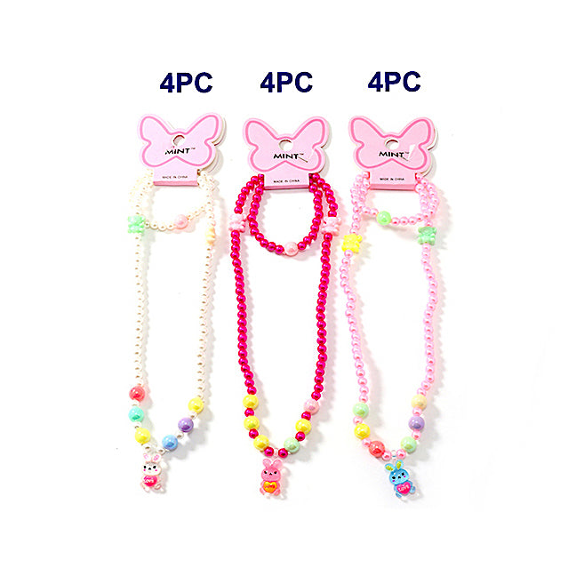 Bunny Necklace & Bracelet Set