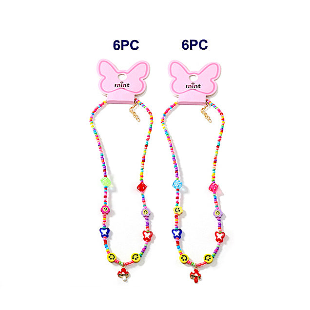 Beaded Y2K Mushroom Necklace