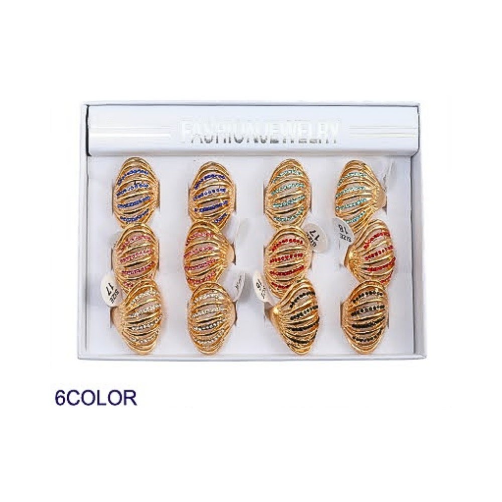 Rhinestone Statement Ring