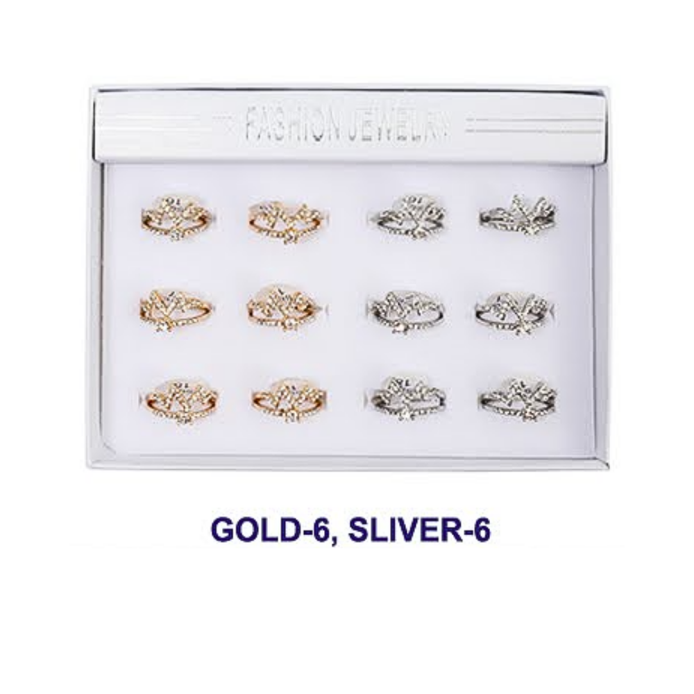 Rhinestone Heartbeat Ring