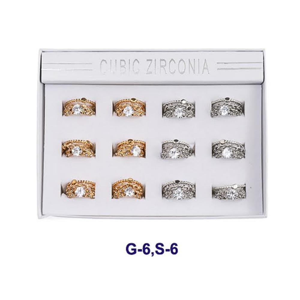 3 Piece Nature Ring Stacking Set