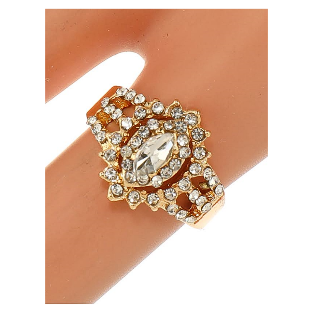 JAR46205 - Halo Gemstone Ring