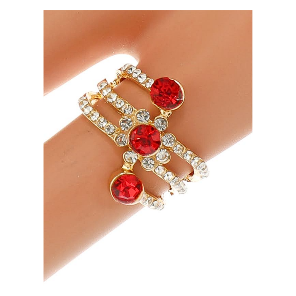JAR46212 - Gemstone Twist Ring