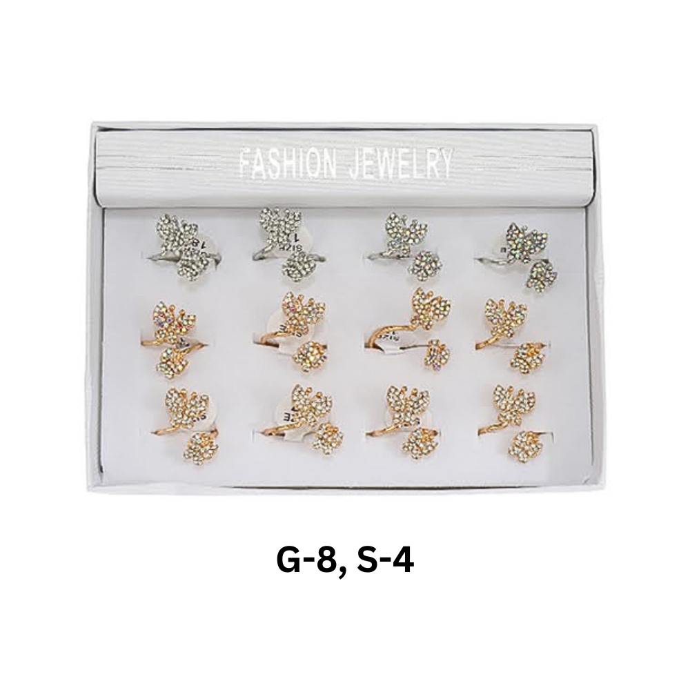 JAR47101 - Double Butterfly Twist Ring